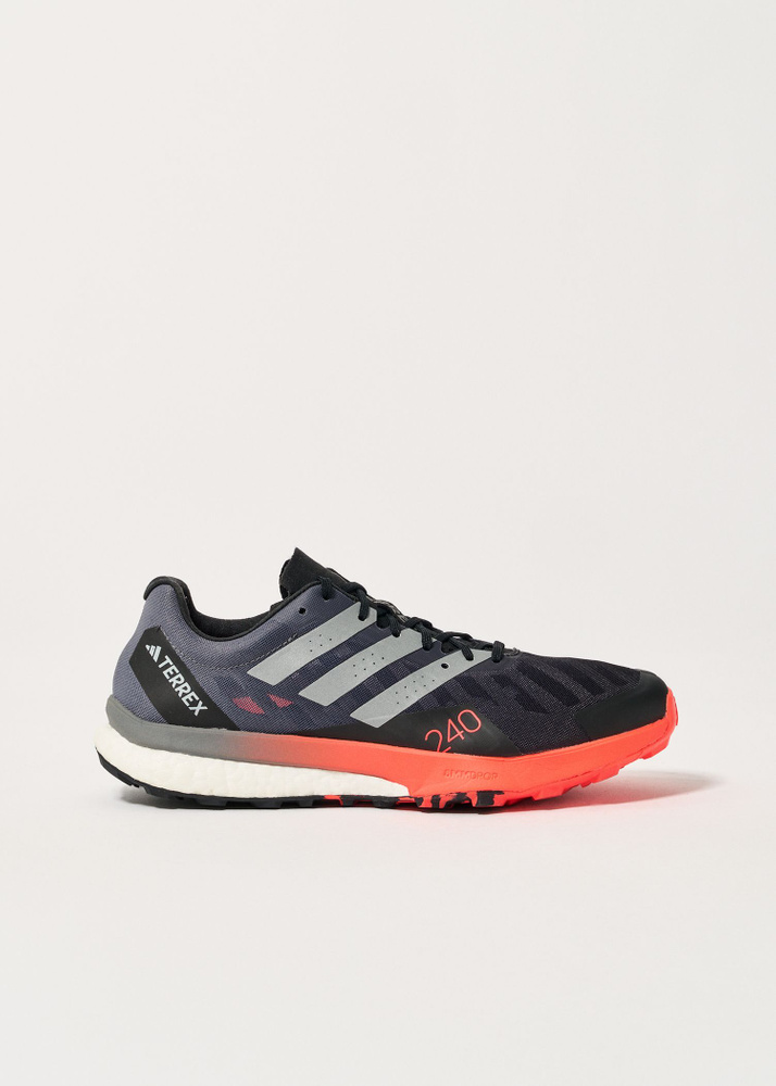 adidas Terrex Speed Ultra Trail Running Shoes – Core Black/Matte Silver/Solar Red – UK 7 adidas Terrex Speed Ultra Trail Running Shoes – Core Black/Matte Silver/Solar Red – UK 7