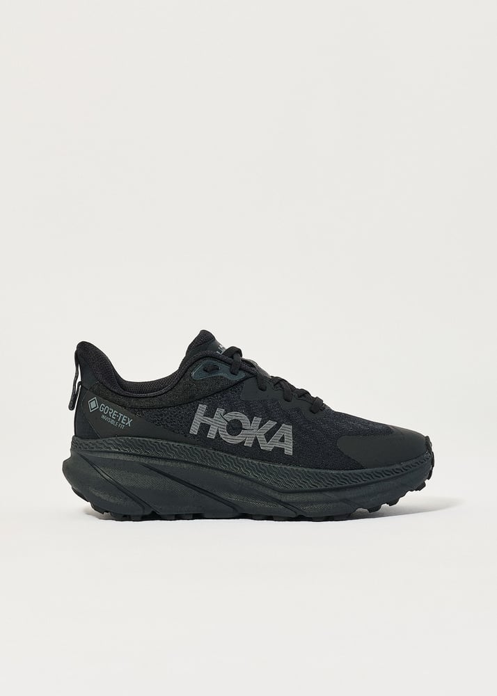HOKA Challenger 7 GORE-TEX Trail Running Shoes - Black/Black
