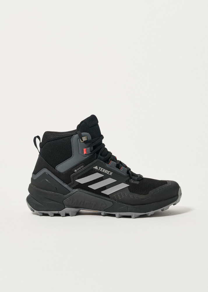 adidas Terrex Swift R3 Mid GORE-TEX Boots – Core Black/Grey Three/Solar Red – UK 7 adidas Terrex Swift R3 Mid GORE-TEX Boots – Core Black/Grey Three/Solar Red – UK 7
