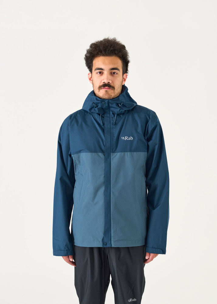 Rab Downpour Jacket – Tempest/Orion – S Rab Downpour Jacket – Tempest/Orion – S