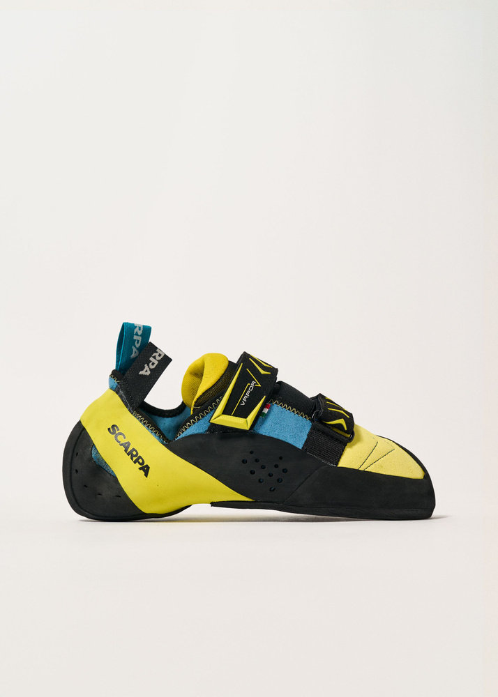 Scarpa Vapour V Climbing Shoes – Ocean/Yellow – EU 40 Scarpa Vapour V Climbing Shoes – Ocean/Yellow – EU 40