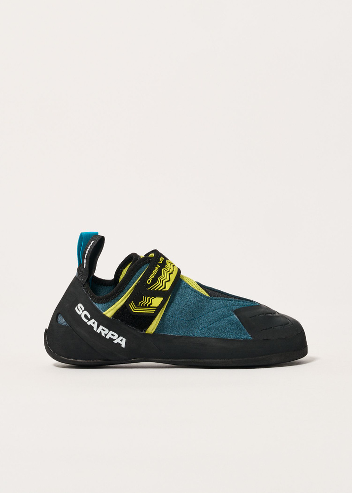 Scarpa Origin VS Climbing Shoes – Petrol/Lime – EU 45