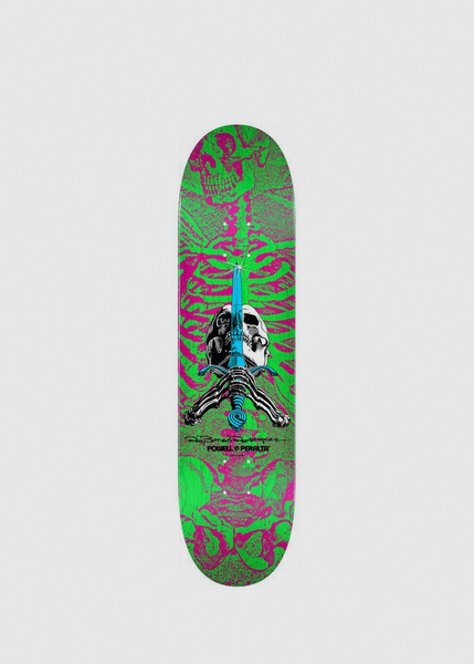 Skull & Sword Shape 247 Pink/Green 8.0