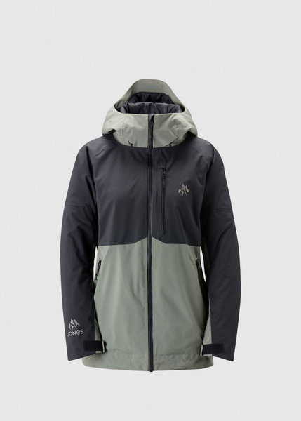 Jones Mountain Surf Parka Jacket - Herb Green Black - L