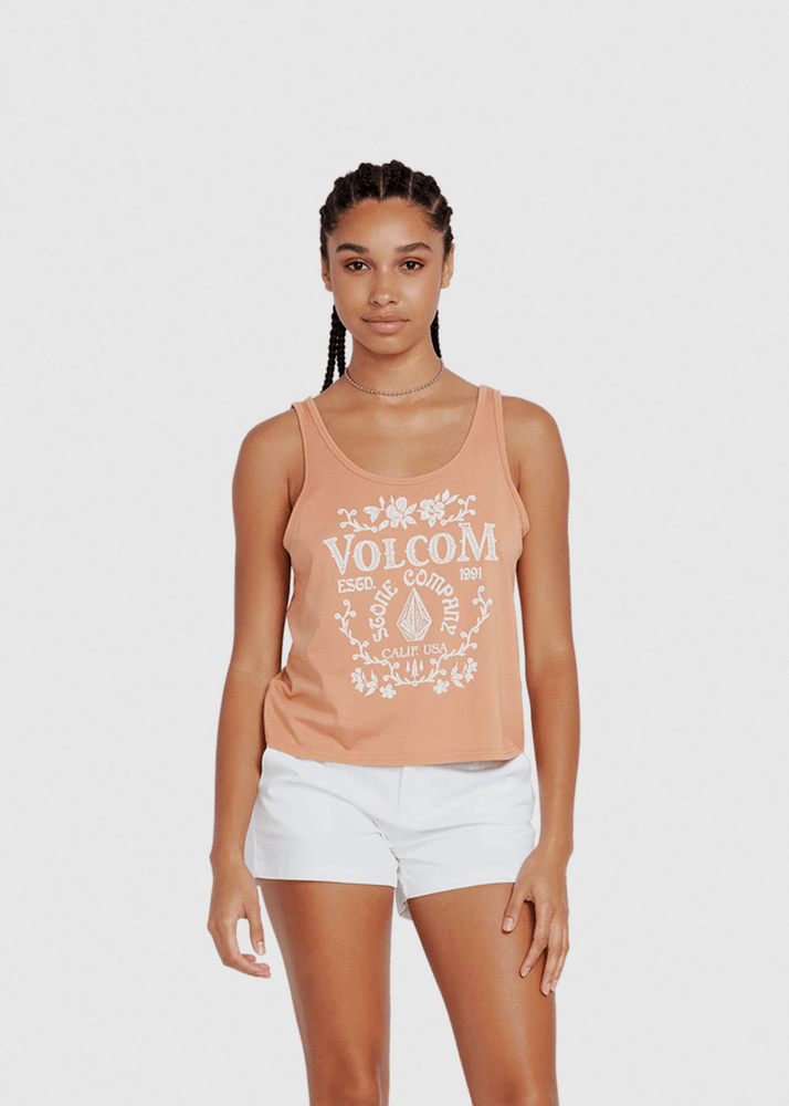 Volcom To The Bank Tank Top – CLAY – S