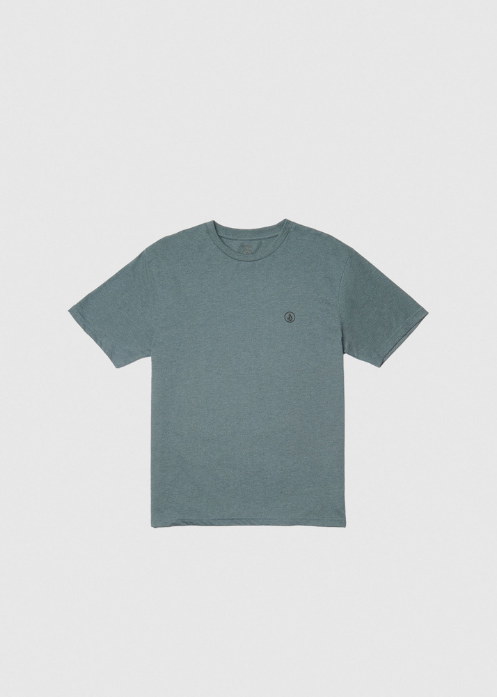 Volcom Circle Blanks Hth T-Shirt - Dark Slate - XL