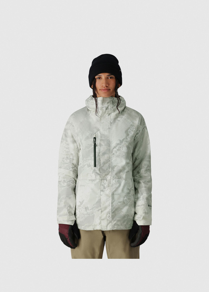 686 Gore-Tex Willow Jacket – White Hemisphere – L