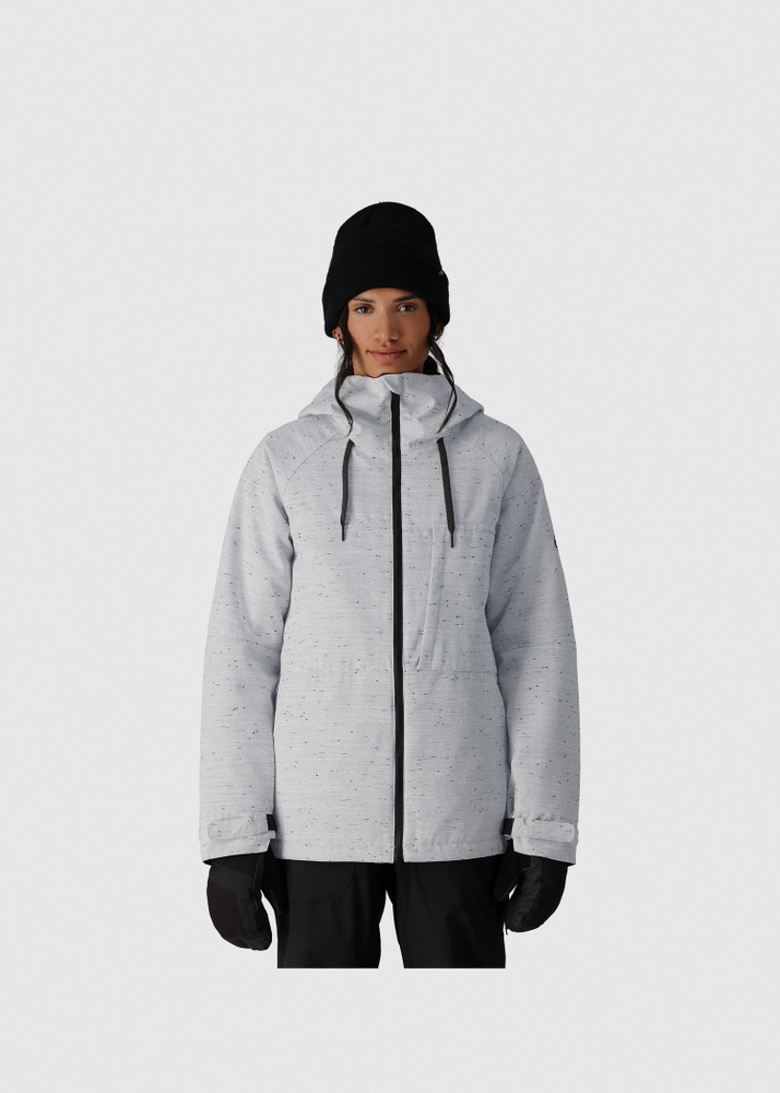 686 Athena Insulated Jacket – White Slub – S
