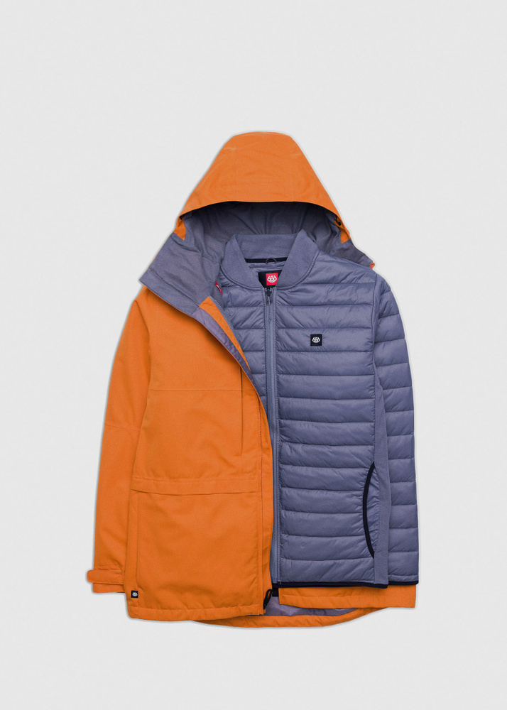 686 Smarty 3-In-1 Form Jacket – Copper Orange – XL 686 Smarty 3-In-1 Form Jacket – Copper Orange – XL