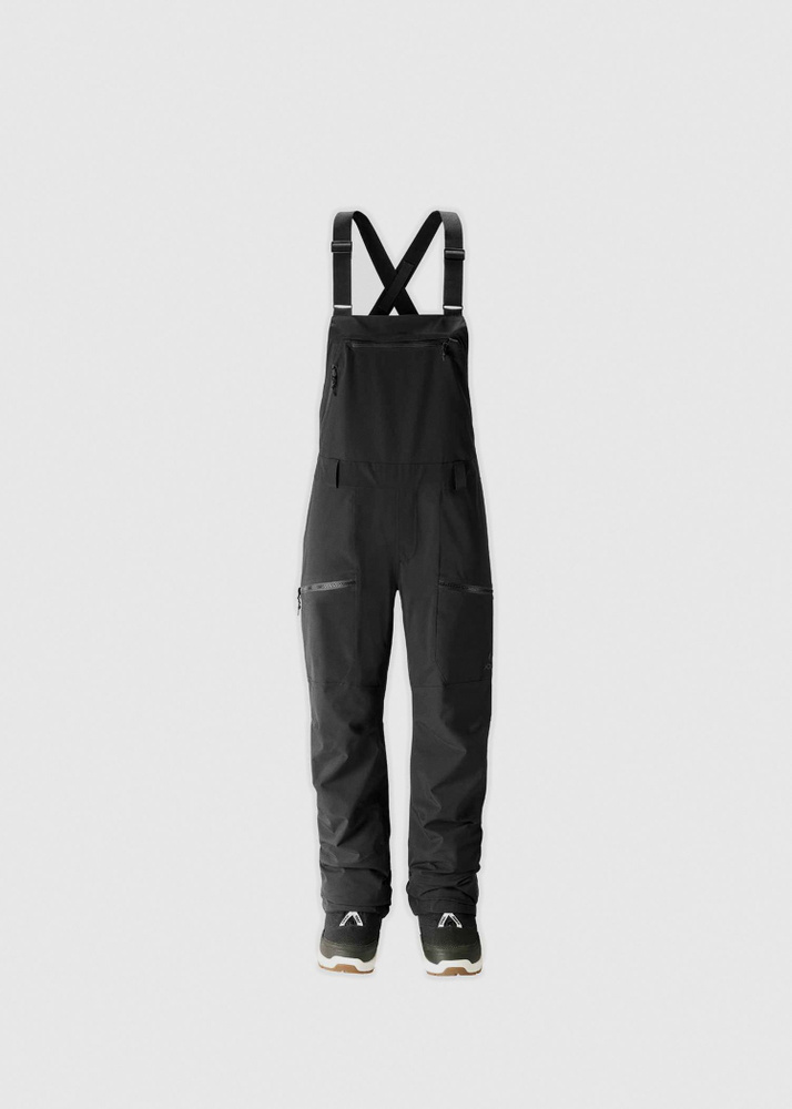 Jones Mountain Surf Bib Pants - Stealth Black - S