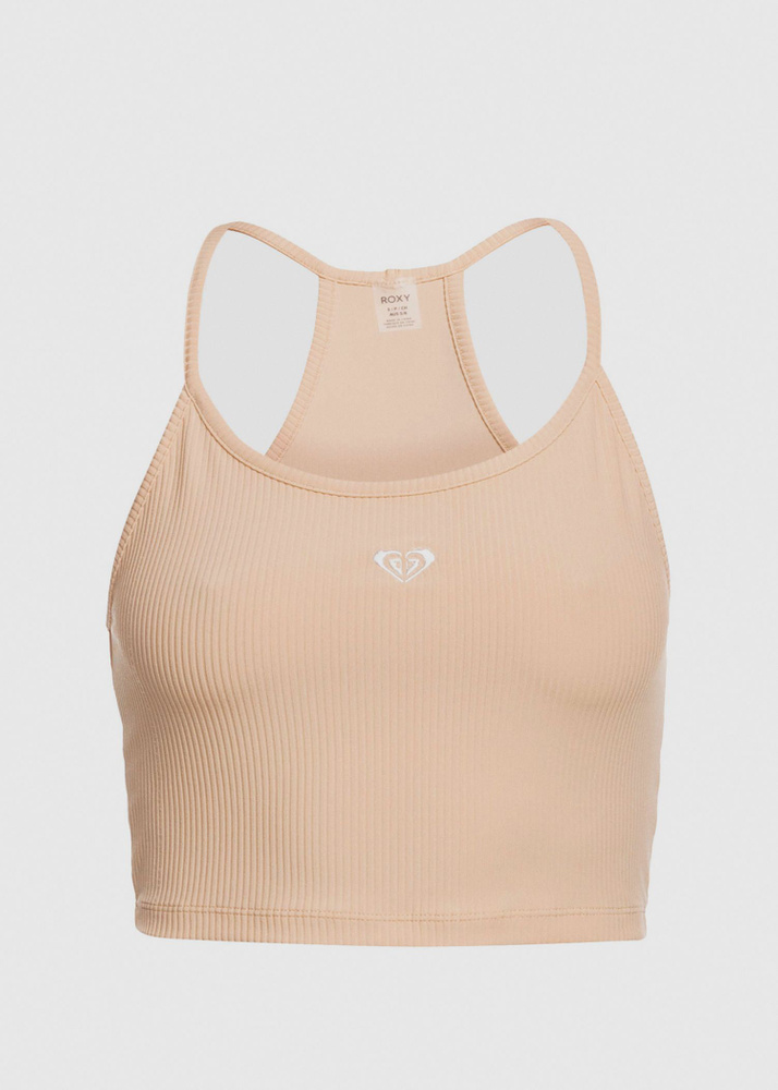 Roxy Rise & Vibe Rib Tank Top – Black – L