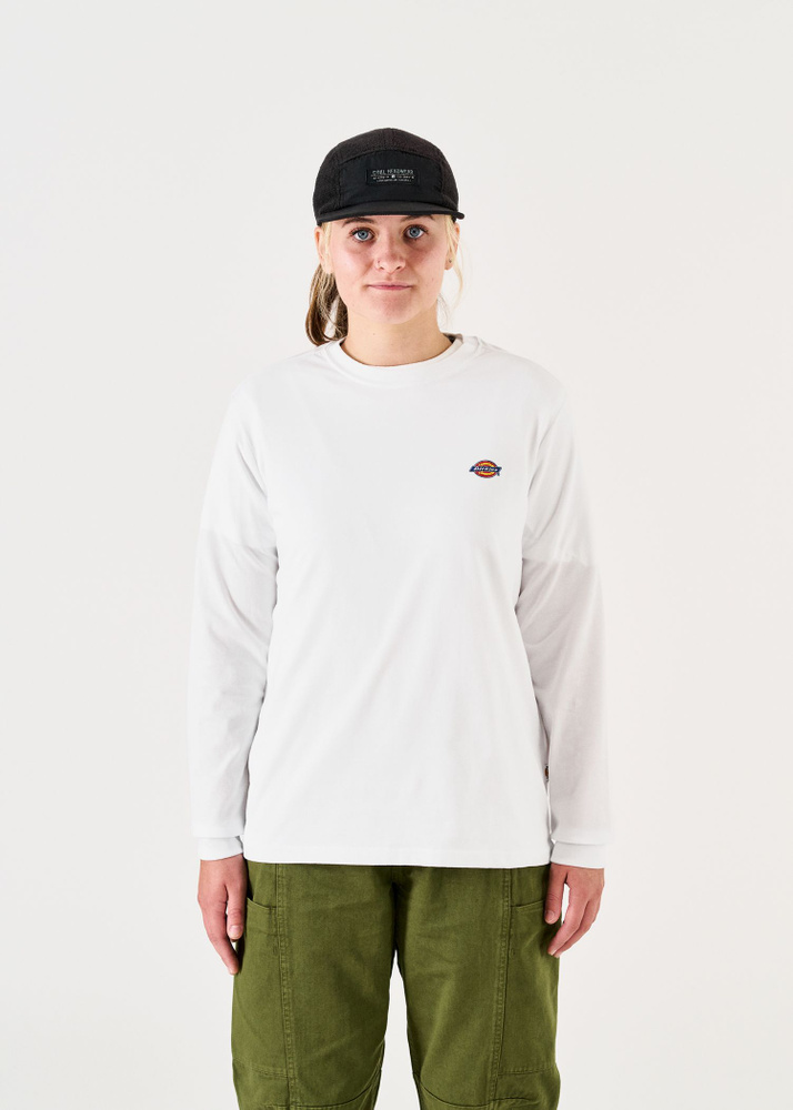 Dickies Mapleton Long Sleeve T-Shirt - White - M