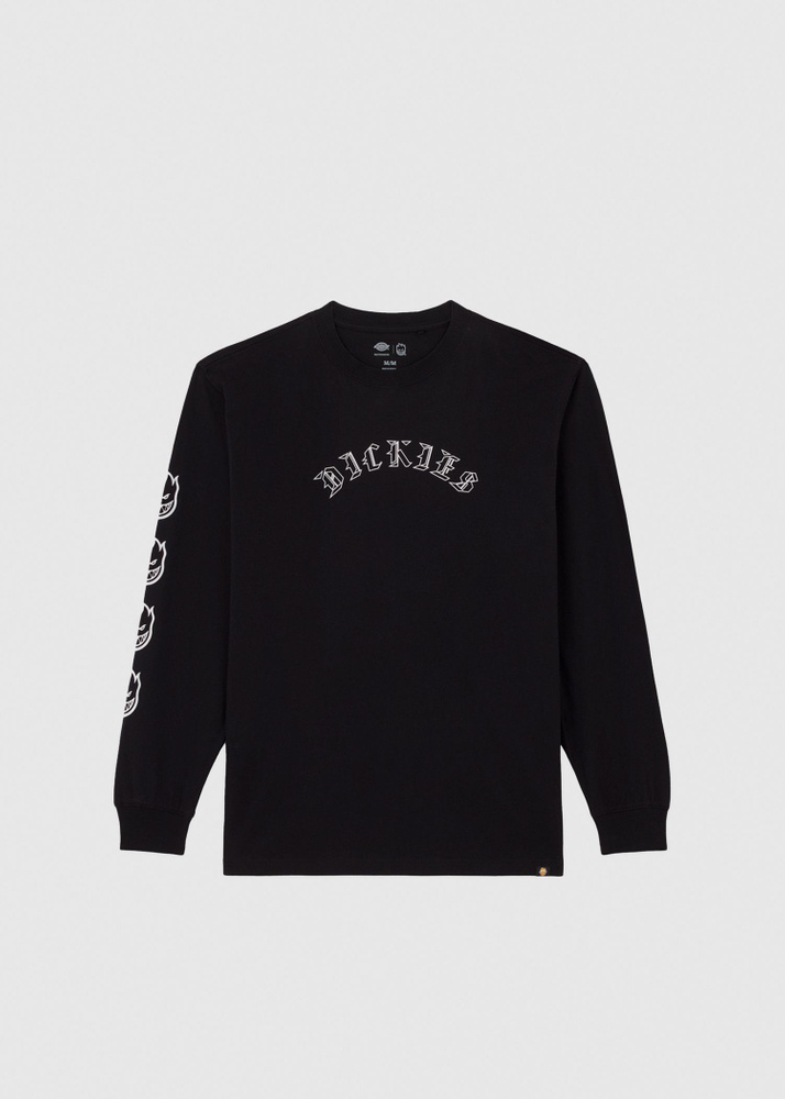 Dickies X Spitfire Long Sleeve T-Shirt - Black - S