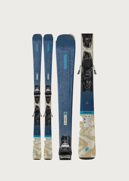 K2 Disruption 76C W Skis + ER3 10 Compact Quikclik Bindings