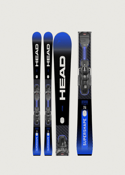 Head Supershape e-Titan Skis + PRD 12 GW Bindings
