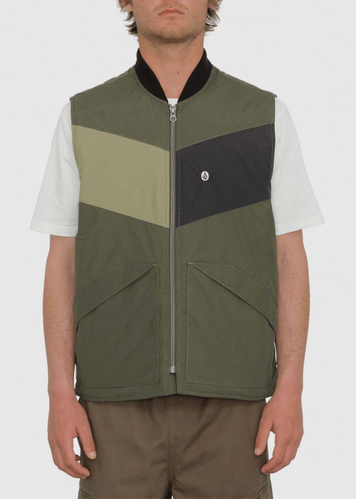 Volcom Prysmer Vest - Squadron Green - S
