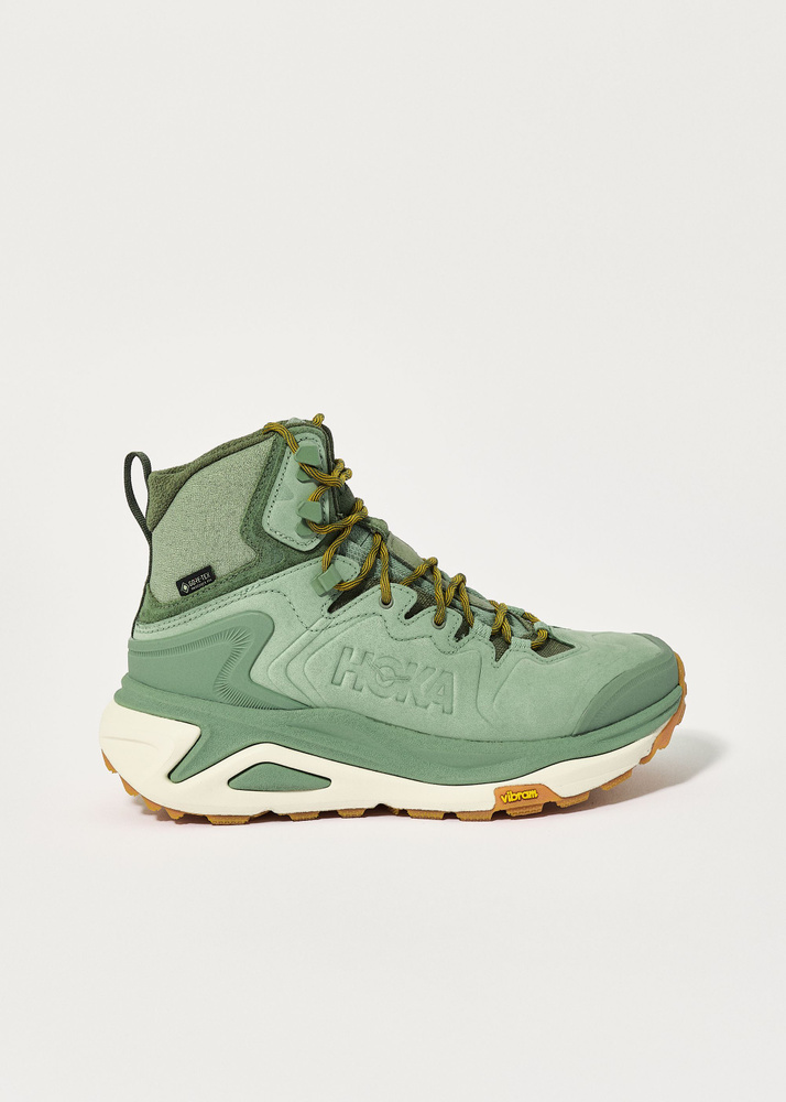 HOKA Kaha 3 GORE-TEX Walking Boots – Sea Moss/Oat Milk – UK 9 HOKA Kaha 3 GORE-TEX Walking Boots – Sea Moss/Oat Milk – UK 9