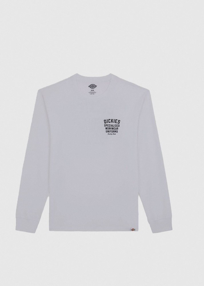 Dickies Uniform Long Sleeved T-Shirt - White - S