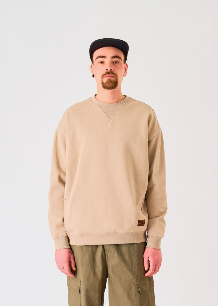 Volcom Operator Crew - Light Khaki - S