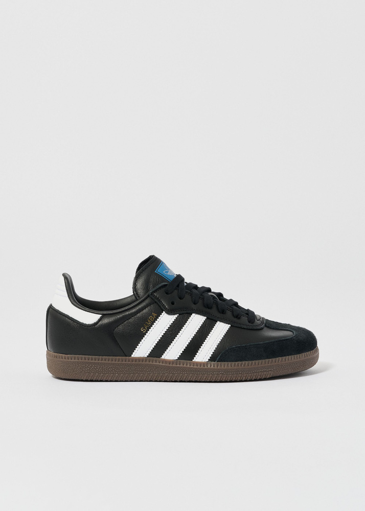adidas Samba ADV Shoe - Cblack/Ftwwht/Gum5 - UK 8.5