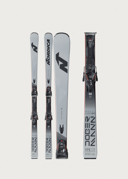 Nordica Dobermann Multigara DC Skis + Comp 13 FDT Bindings
