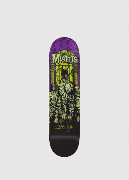 Zero Skateboards Misfit Zero A.D GITD 8.25'' Skateboard Deck