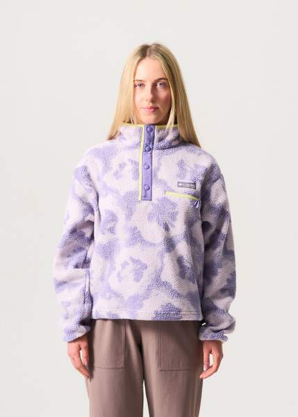 Columbia Helvetia 2 Print Cropped Half Snap